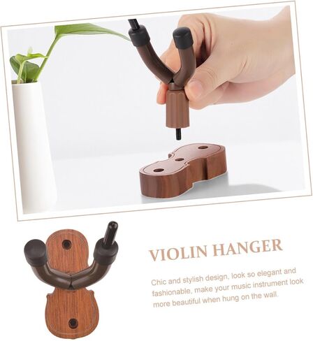 Wall-mounted Violin Hook and Viola Hanger Convenient Storage Solution for Violins Violas and Erhus Bow Hook Sturdy Space-saving Design for Home and Music Studios in Saudi Arabia