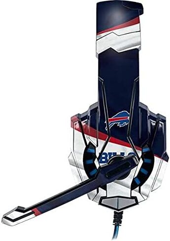 غلاف Skinit متوافق مع سماعة الألعاب BENGOO G9000 - تصميم NFL Buffalo Bills المرخص رسميًا in Saudi Arabia