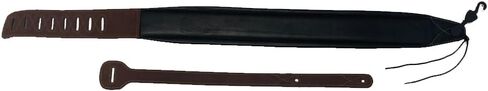 CMC Cowhide Leather Guitar Strap for Acoustic, Electric, Bass Instrument, Premium, Adjustable, 3 1/4" Wide, in Saudi Arabia