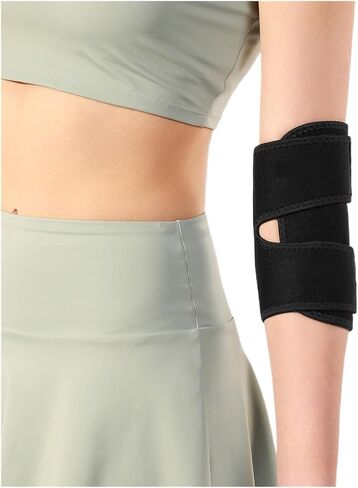 Elbow pad Unisex Adjustable Neoprene Elbow Support Brace - Comfortable Sports Fitness Men and Women Elbow Guard in Saudi Arabia