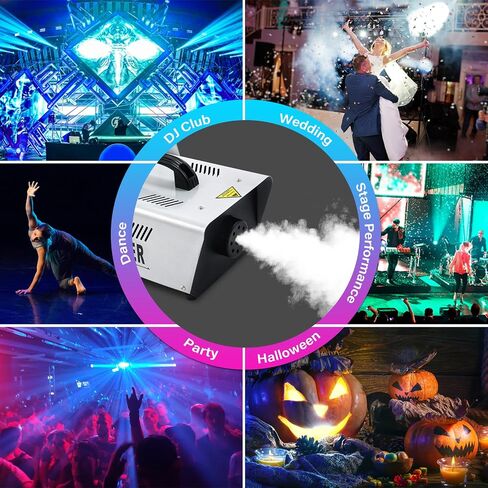 TCFUNDY 900W آلة الضباب 2PCS آلة الدخان المرحلة مبيد مع جهاز التحكم عن بعد السلكية التحكم لجميع القديسين الزفاف ديسكو نادي عيد الميلاد حزب DJ الأداء in Kuwait