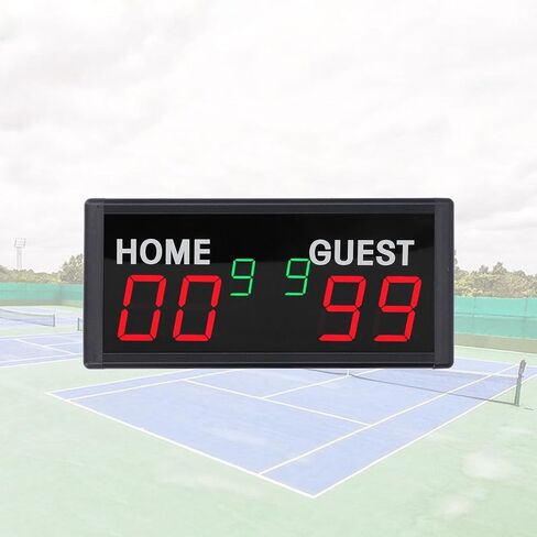 Aramox Digital Scoreboard Battery Powered Portable 1.8in 6 Digit LED for Party Sport Table Football Soccer in Saudi Arabia