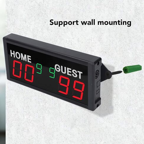 Aramox Digital Scoreboard Battery Powered Portable 1.8in 6 Digit LED for Party Sport Table Football Soccer in Saudi Arabia