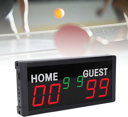 Aramox Digital Scoreboard Battery Powered Portable 1.8in 6 Digit LED for Party Sport Table Football Soccer in Saudi Arabia