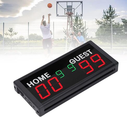 Aramox Digital Scoreboard Battery Powered Portable 1.8in 6 Digit LED for Party Sport Table Football Soccer in Saudi Arabia