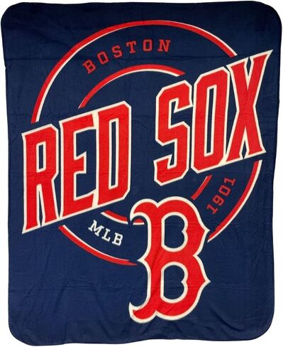 Officially Licensed MLB Fleece Throw Blanket 50 x 60 (Boston Red Sox) in Saudi Arabia