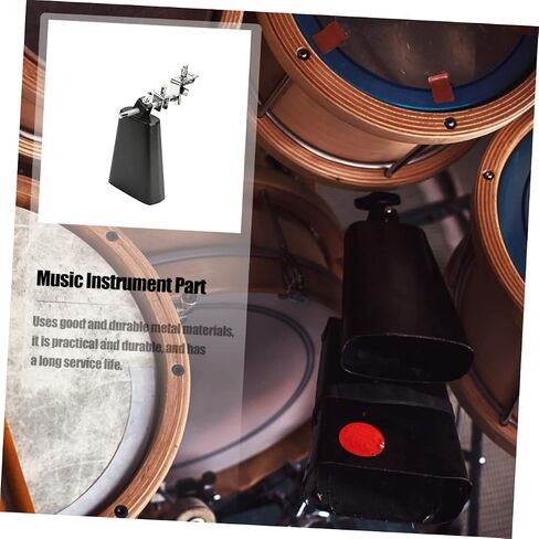 Sosoport Cow Bell Drum Kit Accessory Sturdy Tambourine Supplies Reliable Drum Kit Cowbell for Professionals in Saudi Arabia
