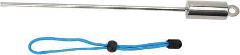 TOOKE 30cm Diving Stick Pointer Rod Stainless Steel Underwater Shaker Noise Maker with Lanyard Scale Measurement Tool for Scuba Diving Safety Accessories in Saudi Arabia