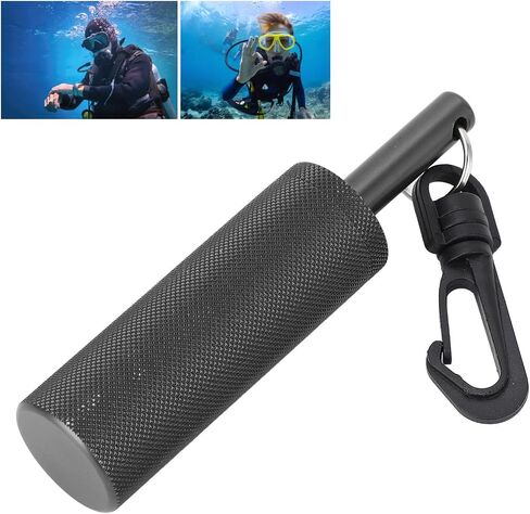 Underwater Shaker Aluminum Alloy Slip Texture Signal Bell Diving Stick with 360 Swivel Hook for Scuba Diving Communication Tool for Divers in Saudi Arabia
