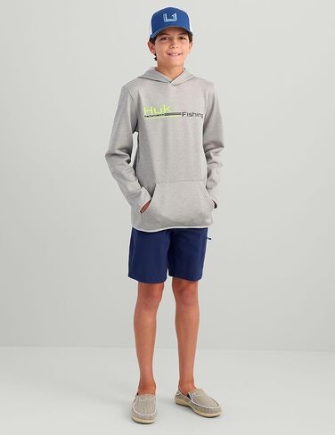 HUK Kids' Coldfront+ Graphic, Performance Fishing Hoodie in Saudi Arabia
