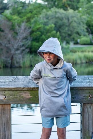HUK Kids' Coldfront+ Graphic, Performance Fishing Hoodie in Saudi Arabia