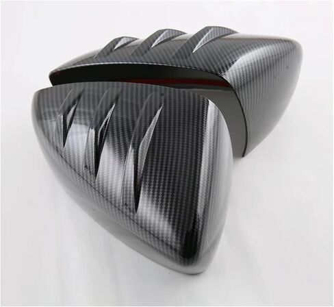 إكسسوارات لسيارة Mazda CX-50 CX50 2023 2024 من ألياف الكربون الخارجية غطاء مرآة الباب الجانبي للسيارة غطاء حماية الكسوة ملصق استبدال مرآة الرؤية الخلفية (بلاستيك كروم ABS) in Kuwait