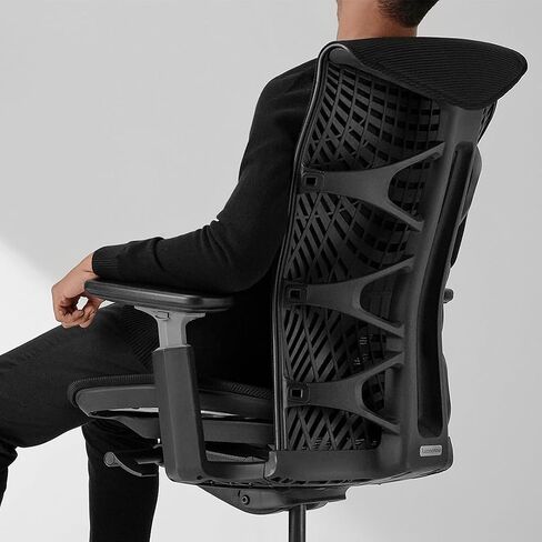 Autonomous ErgoChair Ultra 2 Ergonomic Office Chair Mesh Black Adjustable Lumbar Support, Rolling Swivel - Home office Desk Chairs with Wheels and Arms - Ergonomic Desk Chair Comfy for Gaming & Office in Saudi Arabia