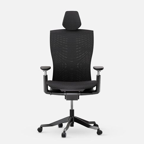 Autonomous ErgoChair Ultra 2 Ergonomic Office Chair Mesh Black Adjustable Lumbar Support, Rolling Swivel - Home office Desk Chairs with Wheels and Arms - Ergonomic Desk Chair Comfy for Gaming & Office in Saudi Arabia