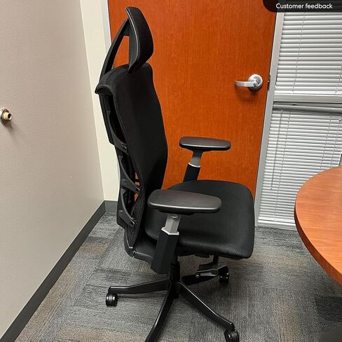 Autonomous ErgoChair Ultra 2 Ergonomic Office Chair Mesh Black Adjustable Lumbar Support, Rolling Swivel - Home office Desk Chairs with Wheels and Arms - Ergonomic Desk Chair Comfy for Gaming & Office in Saudi Arabia