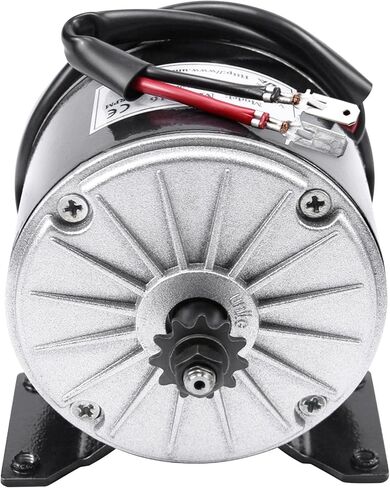 36V 350W Brushed Electric Motor with 11T Sprocket for Go Kart, Scooter, ATV, Mini Bike, Razor E300, X-Treme X-360/X-370, MX350 MX400, Pocket Bike, Electric Dirt Bike High-Performance Replacement in Saudi Arabia