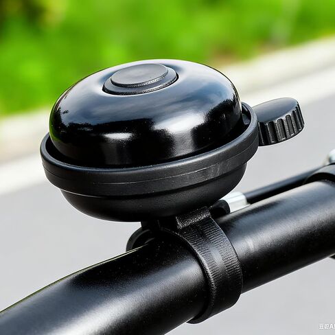 Classic Black Bike Bell Bicycle Accessories Kids and Adult Bikes Easy Installation Loud Ringing Sound in Saudi Arabia