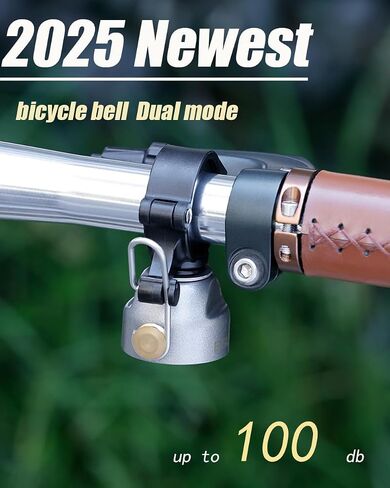 Bike Bell Multi Functional Bicycle Bell 100db Super Loud Mountain Bike Bell fit for 22.2-31.8mm Handlebar in Saudi Arabia