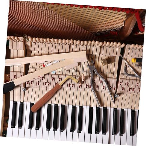 أداة ضبط رافعة السنطور، مجموعة مفاتيح ضبط البيانو الاحترافية لبيانو السنطور Guzheng، تصميم أنيق، ملحقات ضبط قبضة مريحة ومتينة in Saudi Arabia