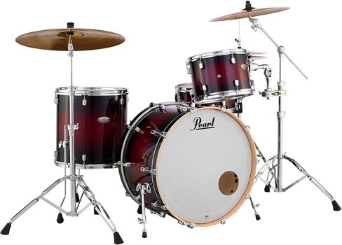 Pearl Drum Set, Gloss Deep Red Burst, inch (DMP927SPC261) in Saudi Arabia