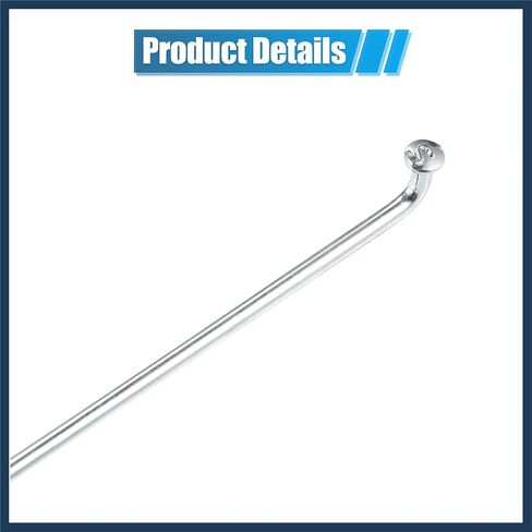 36pcs 14G J Bend Bicycle Steel Spokes 240mm 9.45" Cycle Spokes with Brass Nipples Steel Spokes for Mountain Bike MTB Stylish Design in Saudi Arabia
