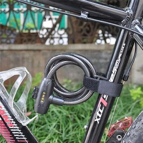 1PC Multi-Purpose Bike Strap Flashlight LED Torch Mount Holder Bike Lock Clamp Holder Hook&Loop Band Mountain Bicycle Accessories in Saudi Arabia