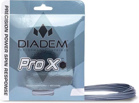 Diadem Pro X Tennis String Set - High-Performance Poly, Hexagon Design, Multiple Gauges for Power & Spin, 40 feet | 12.2m in Saudi Arabia
