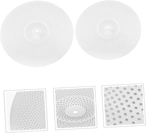 2pcs 14/16 Inch Mute Cymbals for Drum Set Silent Alloy Drum Cymbals Easy Installation for Noise Reduction Replacement Parts in Saudi Arabia