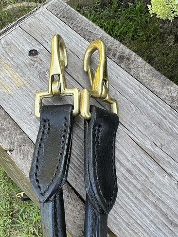 Leaders Leather Halter for Horses with Customized Engraved Name Plate Option Halter for Horse Black/Brass in Saudi Arabia