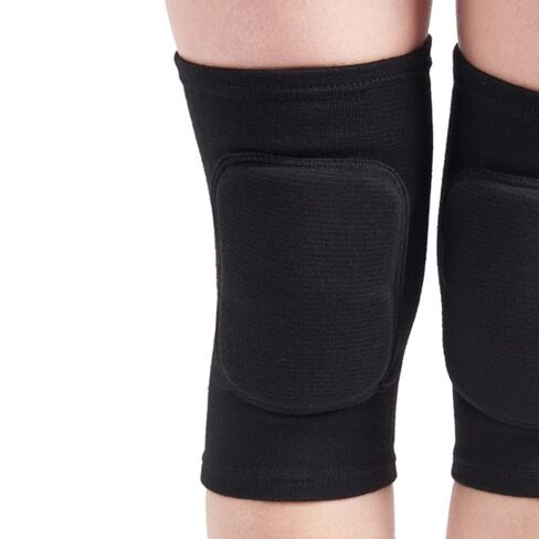 Thick Sponge Knee Pads 2pcs Adjustable Exercise Support for Gym Training Sports and Fitness Breathable and Comfortable Protection for Squats and Workouts in Kuwait