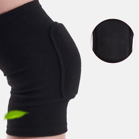 Thick Sponge Knee Pads 2pcs Adjustable Exercise Support for Gym Training Sports and Fitness Breathable and Comfortable Protection for Squats and Workouts in Kuwait
