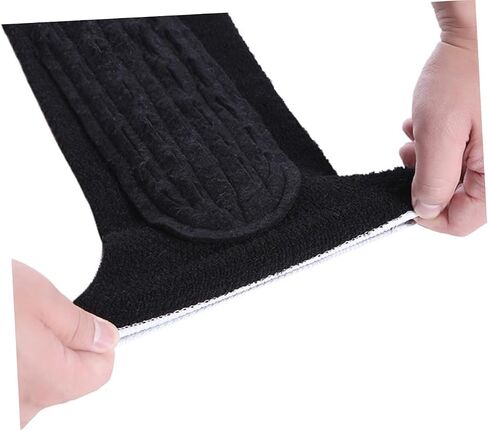 Warm Knee Pads for Mountain Bike Running Elastic Compression Sleeves Black Unisex Replacement in Saudi Arabia