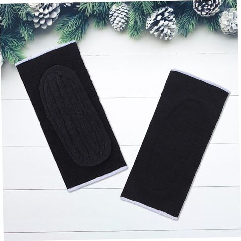Warm Knee Pads for Mountain Bike Running Elastic Compression Sleeves Black Unisex Replacement in Saudi Arabia