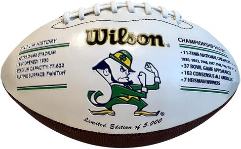 NIKCO SPORTS Notre Dame Fighting Irish 2018 CFP Football | Limited Edition of 5,000 | NCAA College Football Playoffs | Officially Licensed Collectible Gift Memorabilia with Certificate of Authenticity in Saudi Arabia