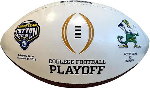 NIKCO SPORTS Notre Dame Fighting Irish 2018 CFP Football | Limited Edition of 5,000 | NCAA College Football Playoffs | Officially Licensed Collectible Gift Memorabilia with Certificate of Authenticity in Saudi Arabia