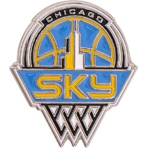 دبوس طية صدر السترة من Desert Cactus Chicago Sky بشعار فريق WNBA، مينا الرابطة الوطنية لكرة السلة مصنوع من المعدن (دبوس طية صدر السترة) in Kuwait