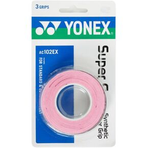 مجموعة 3 قطع من YONEX Super GRAP Overgrip (وردي فرنسي) in Saudi Arabia