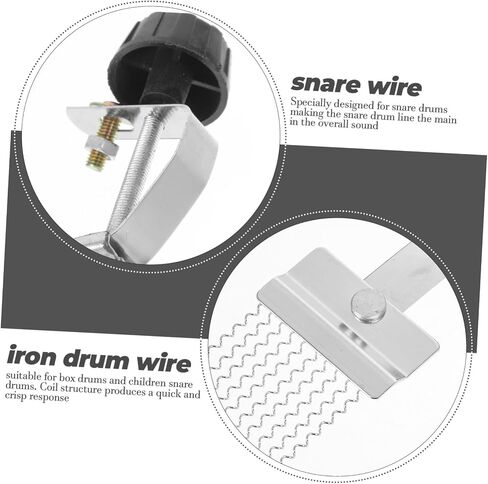 قطعتان من سلك الطبل Snare Drum، حزام سلسلة قرع قوي لطبول الصندوق، طبول Snare سهلة التركيب، لوحات نهائية متينة وموثوقة، أجزاء الآلات الموسيقية in Saudi Arabia