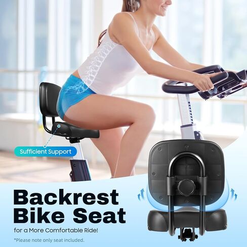 Bike Seat Bike Seat for Men and Women Comfortable Extra Wide Bicycle Seat Bike Saddle Comfort Soft Back Rest Cushion for Tricycle Mountain Exercise Bike in Saudi Arabia