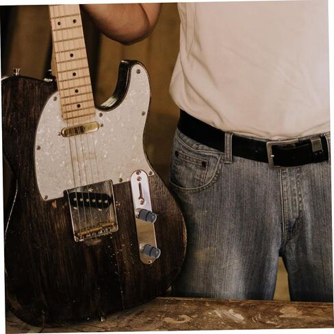 Vaguelly Electric Guitar Bass Knobs Black Dual Concentric Volume Tone Blend Control Knobs Key Included in Saudi Arabia