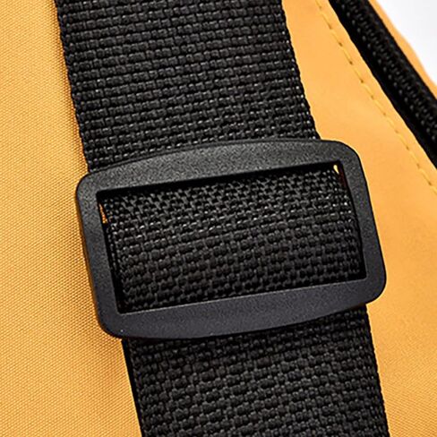 Unisex Crossbody Pack Bag with Zipper Pockets,Hands-Free Fanny Pack with Adjustable Strap Storage Bag for Walking,Travel,Sports,Hiking and Workout Black LCC10-04 in Saudi Arabia