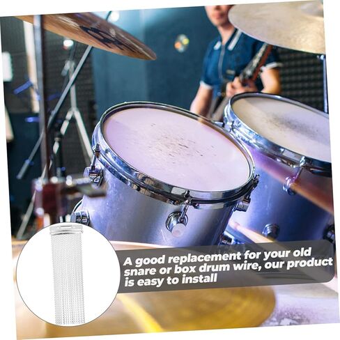 Yardwe Percussion Instrument Snare Drum Wire Strands Durable Belt Creative Drum Accessory for Easy Installation End Plates Compatible with Snare Drums and Cajon in Saudi Arabia