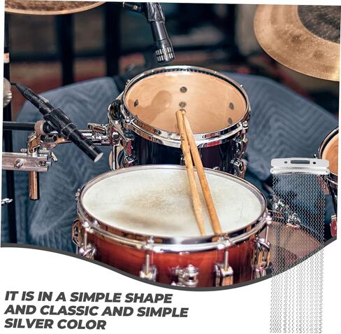 Yardwe Percussion Instrument Snare Drum Wire Strands Durable Belt Creative Drum Accessory for Easy Installation End Plates Compatible with Snare Drums and Cajon in Saudi Arabia