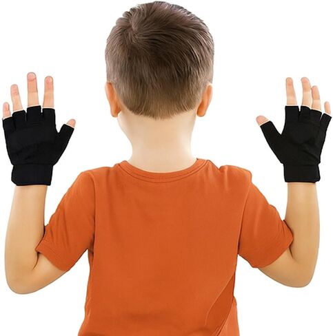 Kids Tactical Half Finger Riding Bike Gloves Anti-Slip Military Outdoor Training Cycling Camo Sports Gloves for Boys 8-10 in Saudi Arabia
