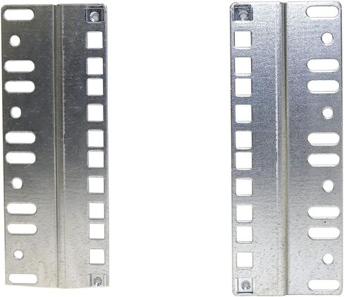 RCB1065S-4U محول مخفض الرف 4U مقاس 23 بوصة إلى 19 بوصة لخزانة عمودين أو 4 دعامات تدعم صواميل القفص. (زوج واحد) in Saudi Arabia