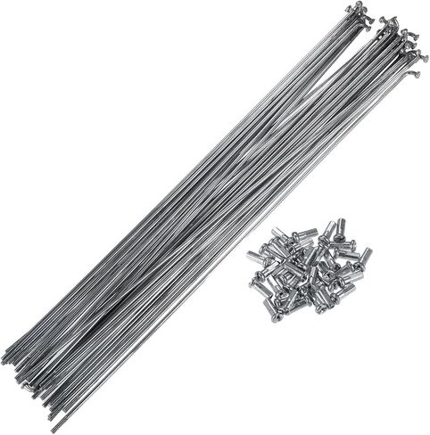 36 قطعة 14G J Bend دراجة فولاذية 250 مم 9.84 بوصة المتحدث دورة مع حلمات نحاسية المتحدث الصلب للدراجات الجبلية MTB قطع غيار السيارات in Saudi Arabia
