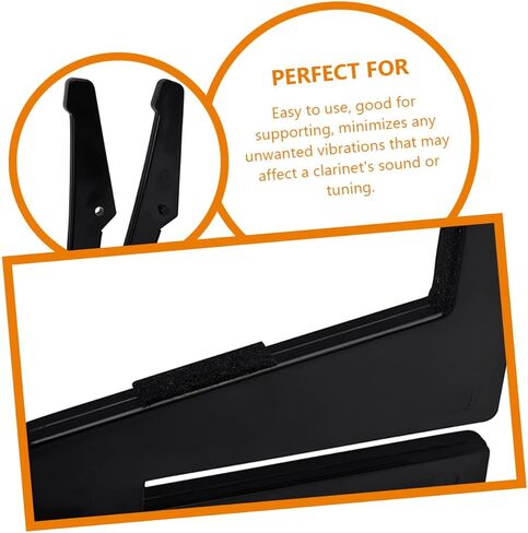 Detachable Clarinet Stand Stable Support Holder for Wind Instruments Flute Oboe Protection Musical Instrument Display in Saudi Arabia