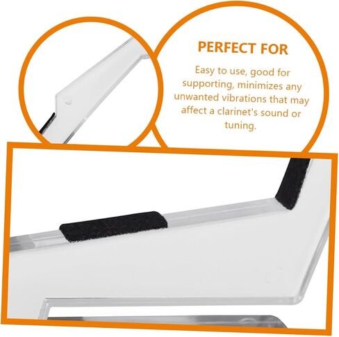 Detachable Clarinet Stand Leg Support Portable Instrument Display Rack for Oboe Flute Compact and Stable Replacement Accessory for Musicians in Saudi Arabia