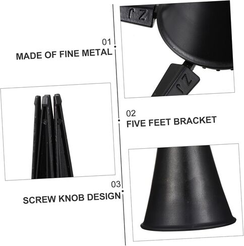 حامل الكلارينيت القابل للطي تصميم الساق معدن Abs حامل الآلة الموسيقية دعم مستقر لرف الموسيقى المحمول المزمار والكلارينيت in Kuwait