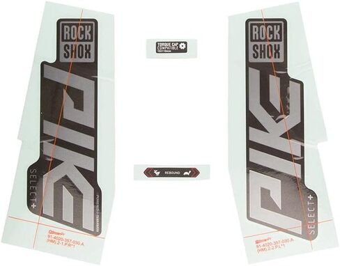 مجموعة ملصقات RockShox لـ Pike SEL+ GPLR/DFB، 11.4018.105.007 in Saudi Arabia